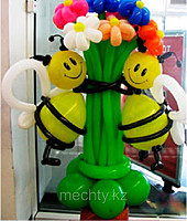 Пчелки с 9 цветами